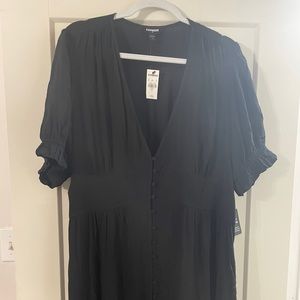 NWT Express Black Maxi Dress